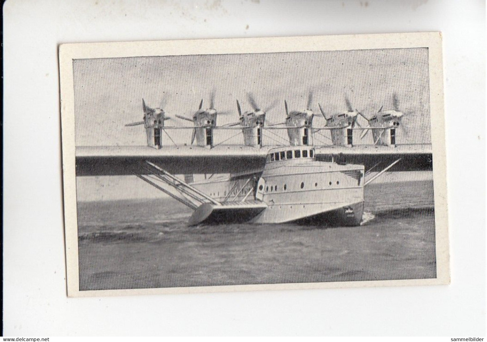 Mit Trumpf Durch Alle Welt  Flugzeuge DO X II Auf Dem Bodensee     B Serie 8 #4 Von 1933 - Zigarettenmarken