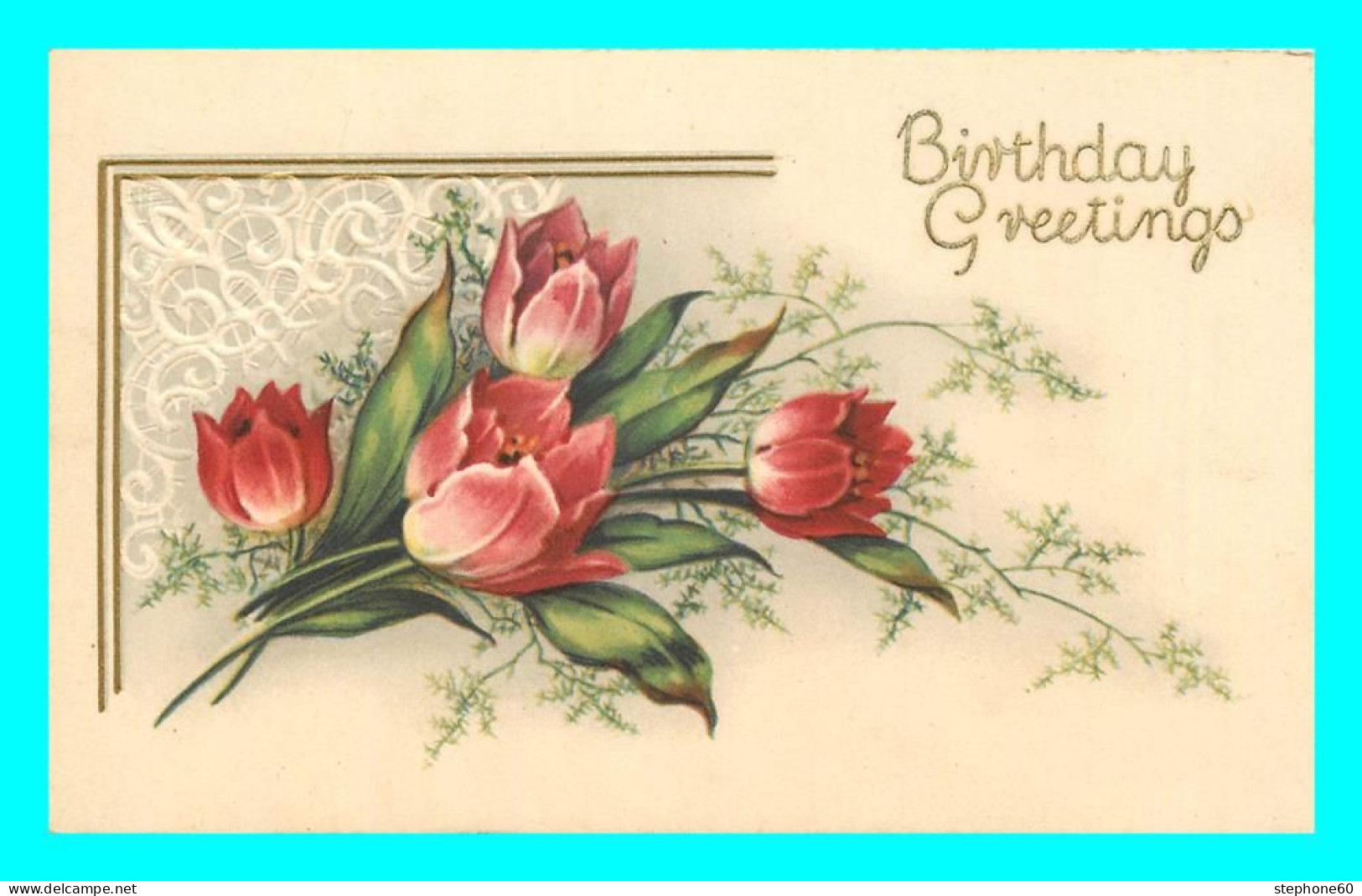 A788 / 403 Anniversaire ( Fleur Tulipe ) - Anniversaire