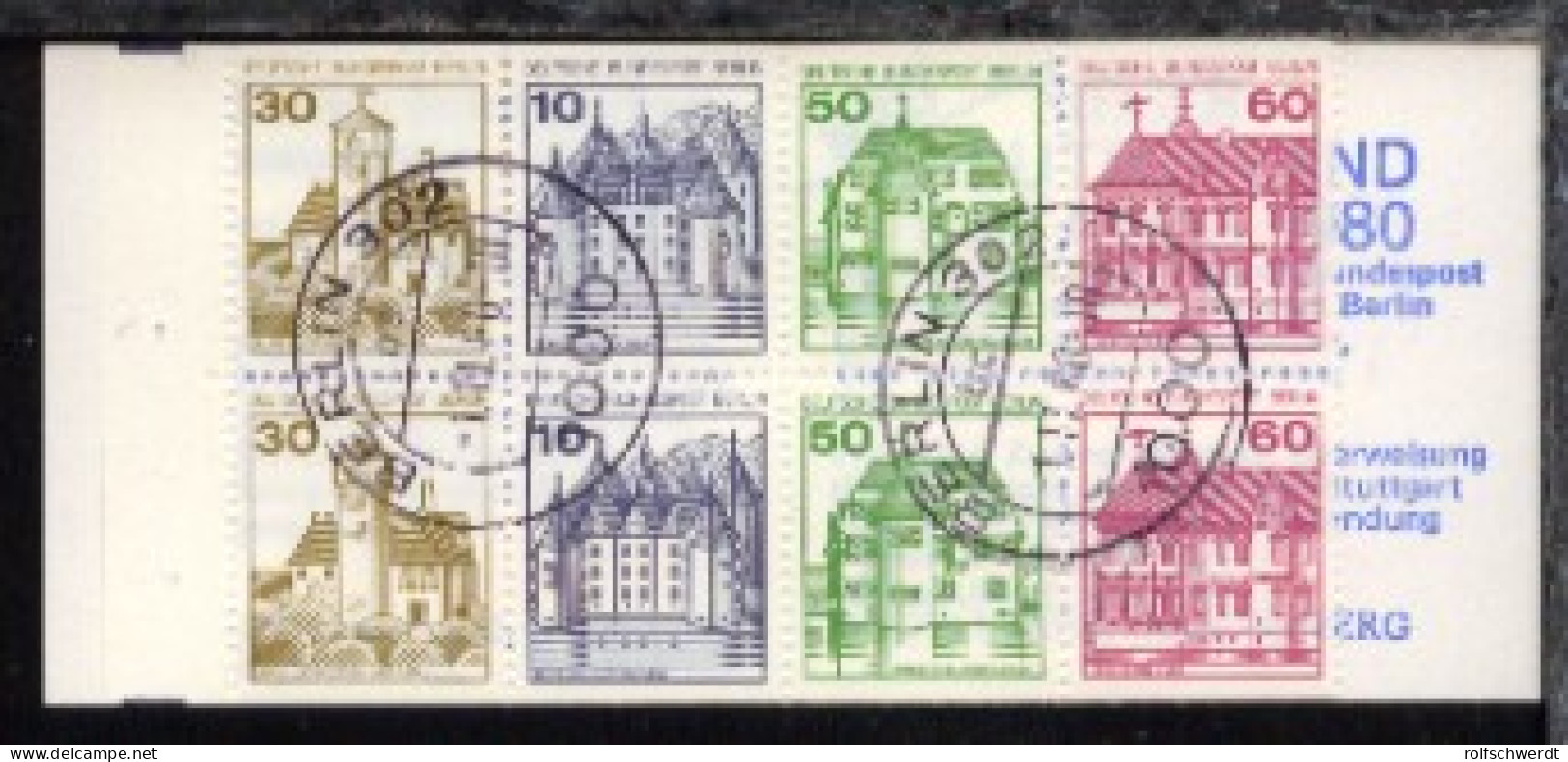 Burgen Und Schlösser 1980 - Postzegelboekjes