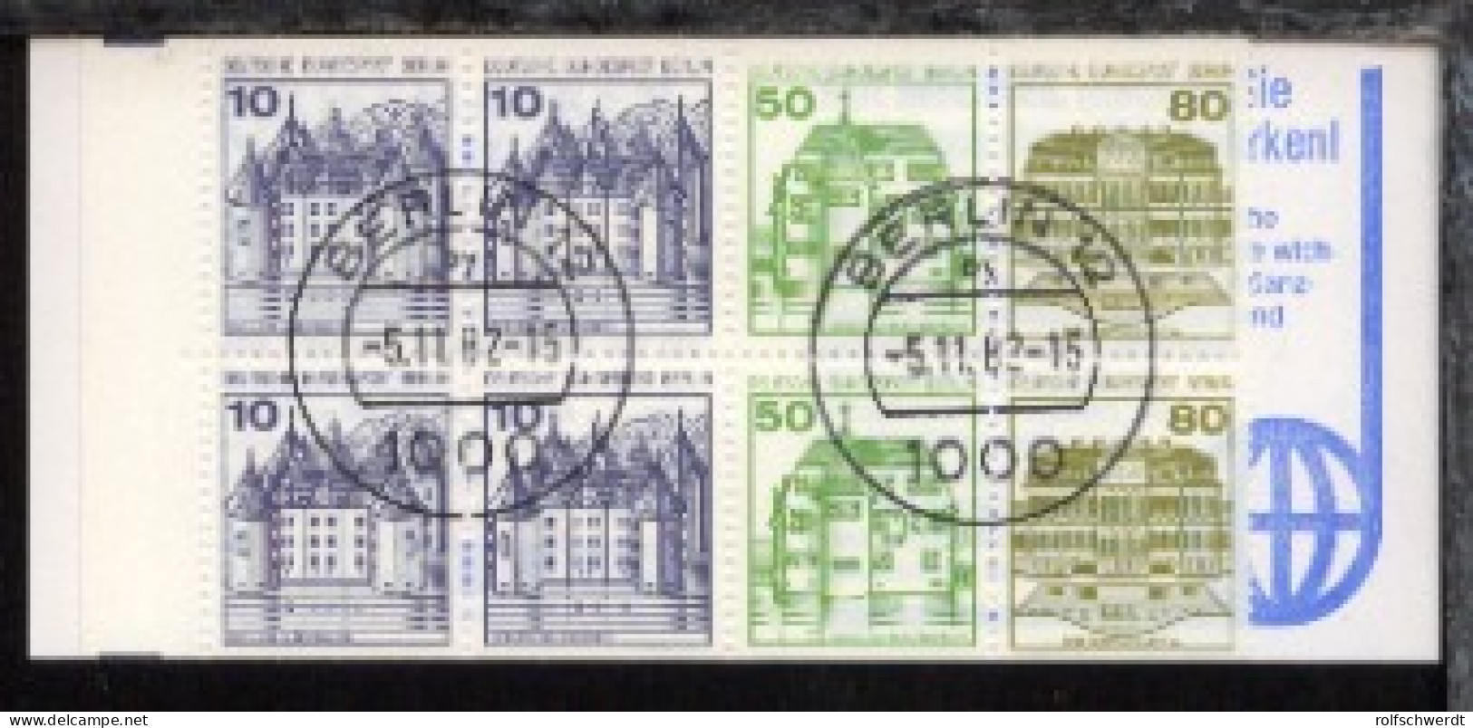 Burgen Und Schlösser 1982 - Postzegelboekjes