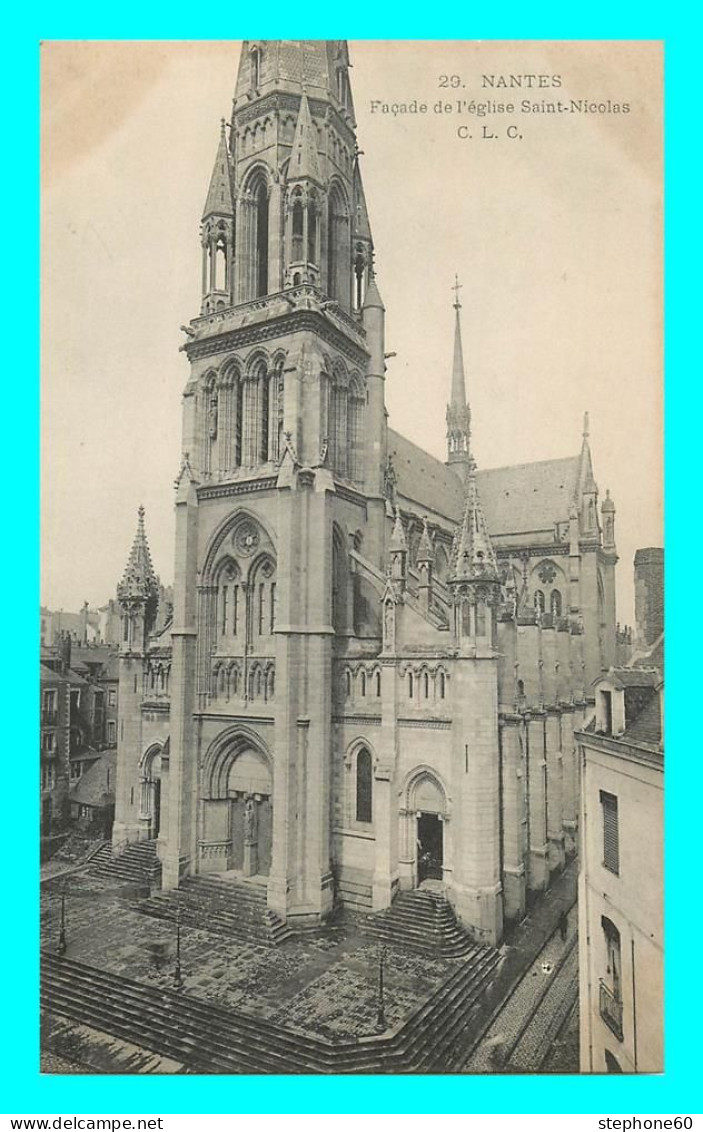 A785 / 655 44 - NANTES Facade De L'Eglise Saint Nicolas - Nantes