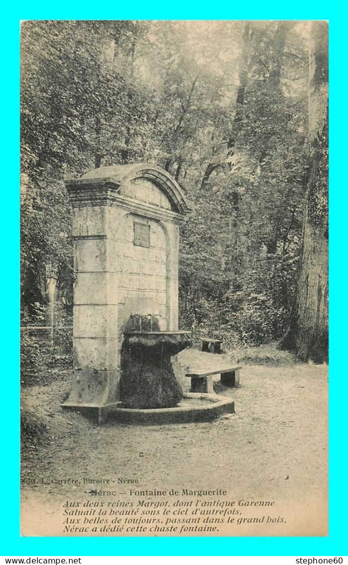 A785 / 559 47 - NERAC Fontaine De Marguerite - Nerac