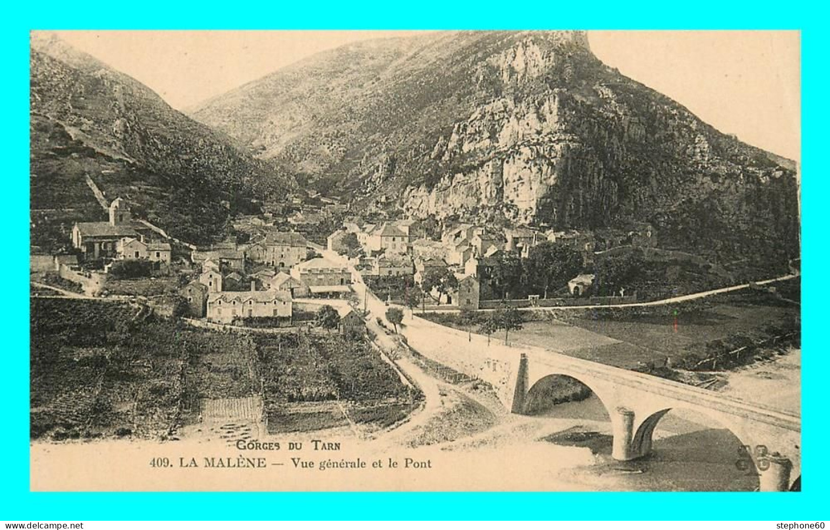 A785 / 421 48 - GORGES DU TARN La MALENE Vue Générale Et Le Pont - Gorges Du Tarn