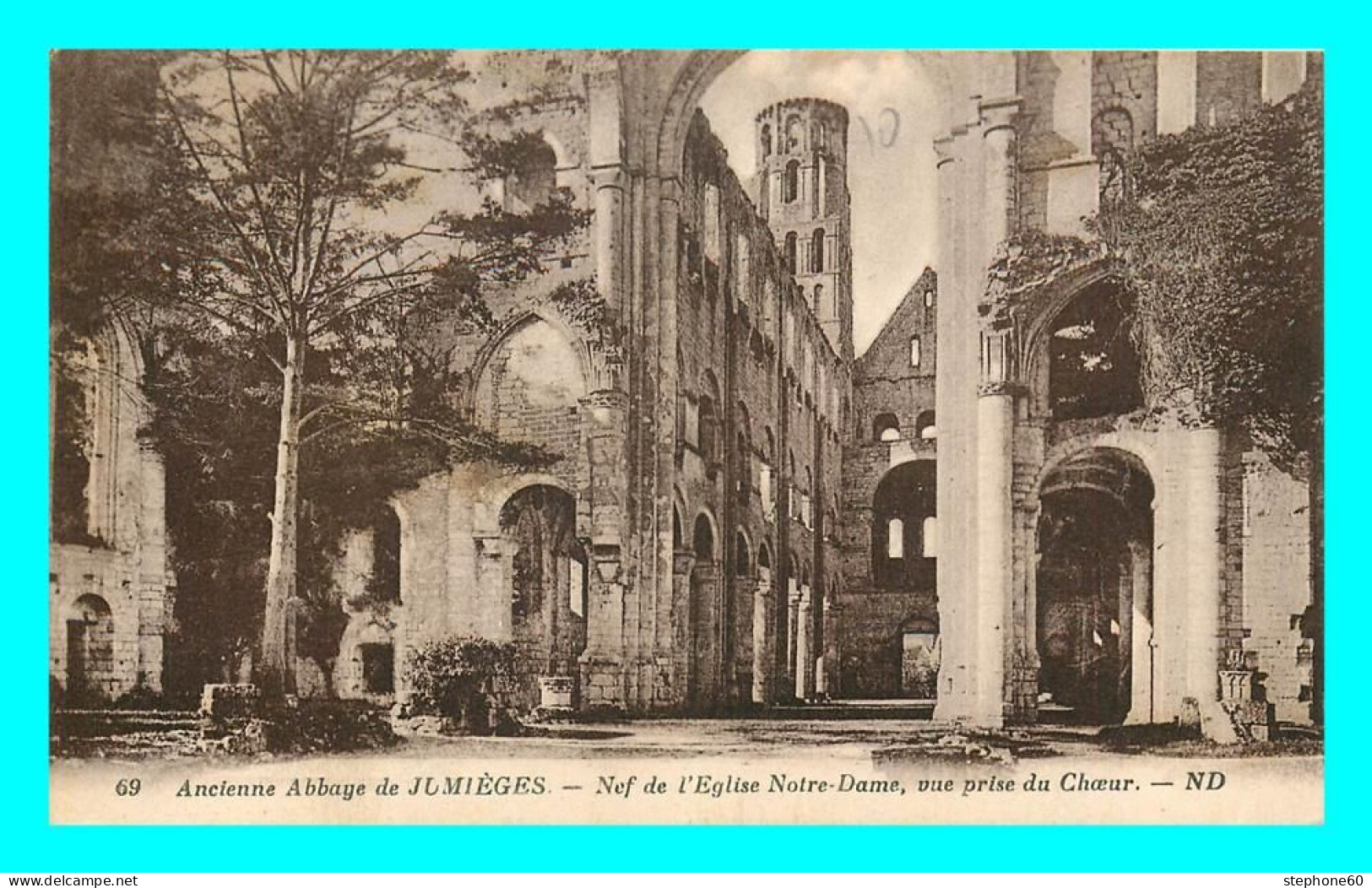 A791 / 041 76 - JUMIEGES Ancienne Abbaye Nef De L'Eglise Notre Dame - Jumieges