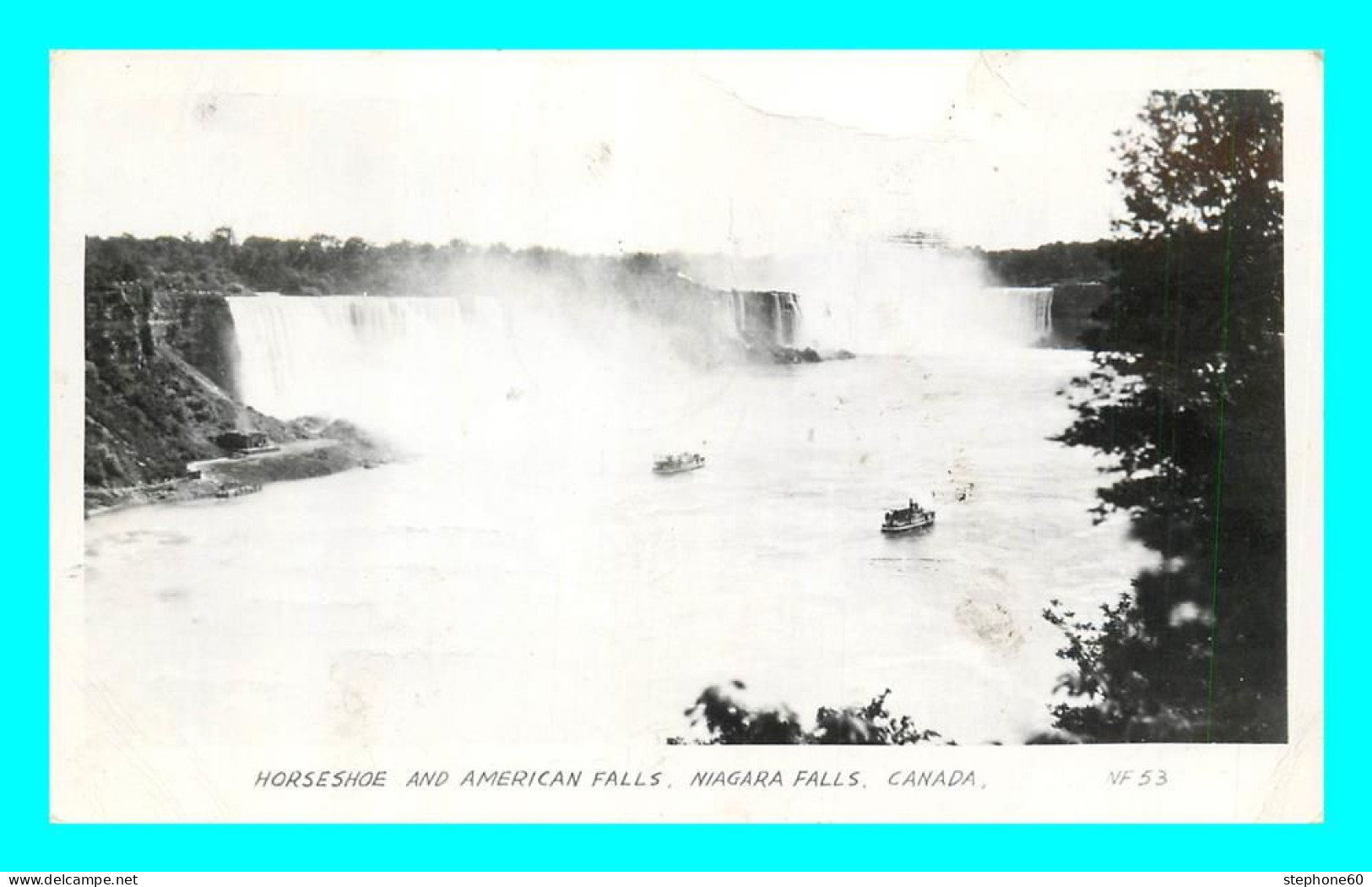 A791 / 233 CHUTES DU NIAGARA Horseshoe And American Falls ( Timbre ) - Cataratas Del Niágara