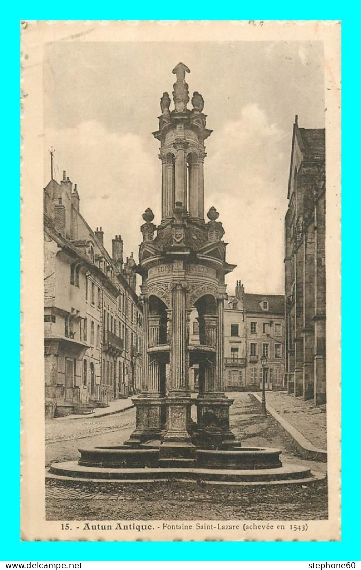 A787 / 393 71 - AUTUN Fontaine Saint Lazare - Autun