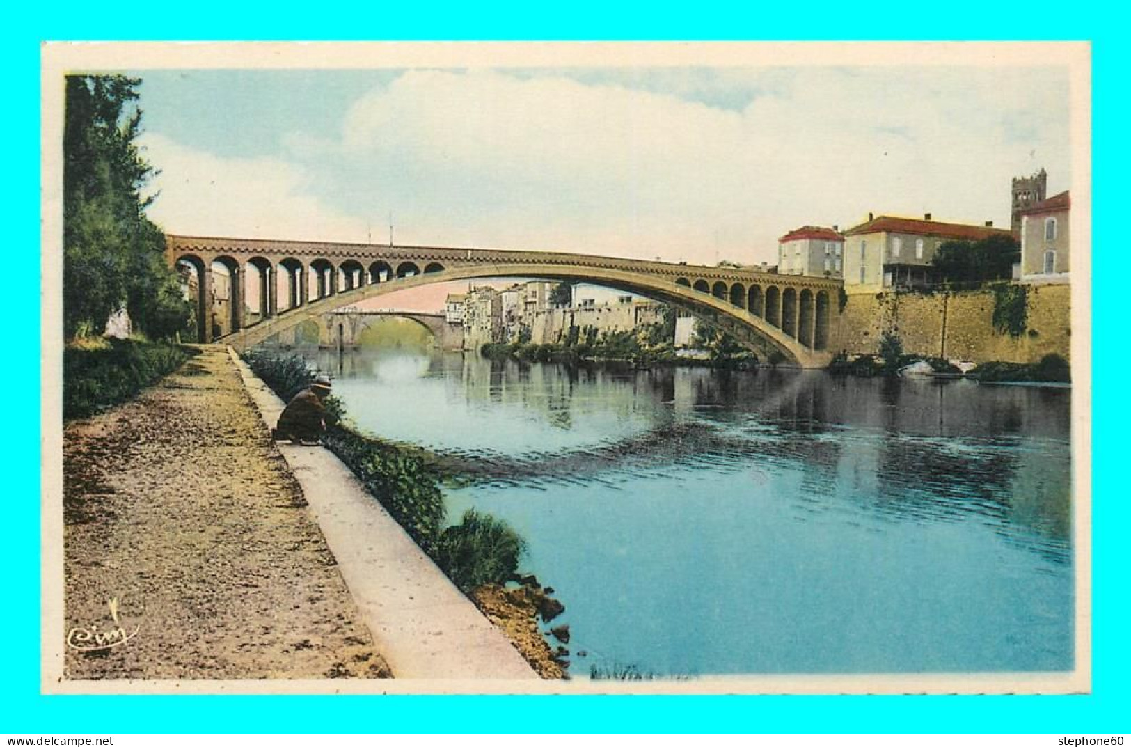 A792 / 505 47 - VILLENEUVE SUR LOT Le Pont Neuf Pris En Amont - Villeneuve Sur Lot