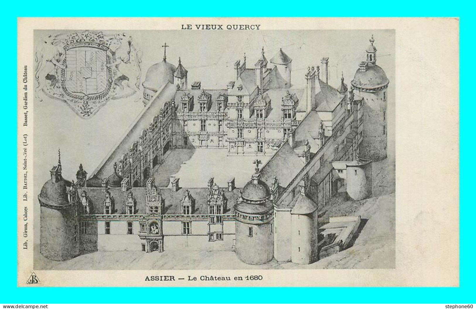 A793 / 151 46 - ASSIER Chateau En 1680 - Assier