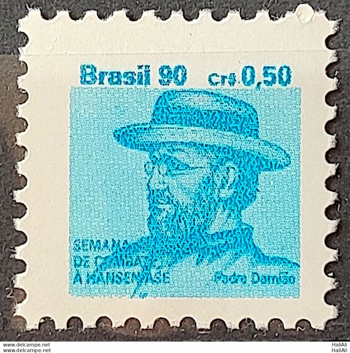 C 1714 Brazil Stamp Campaign Against The Evil Of Hansen Hanseniasse Health Priest Damiao Religion 1990 H27 - Ongebruikt