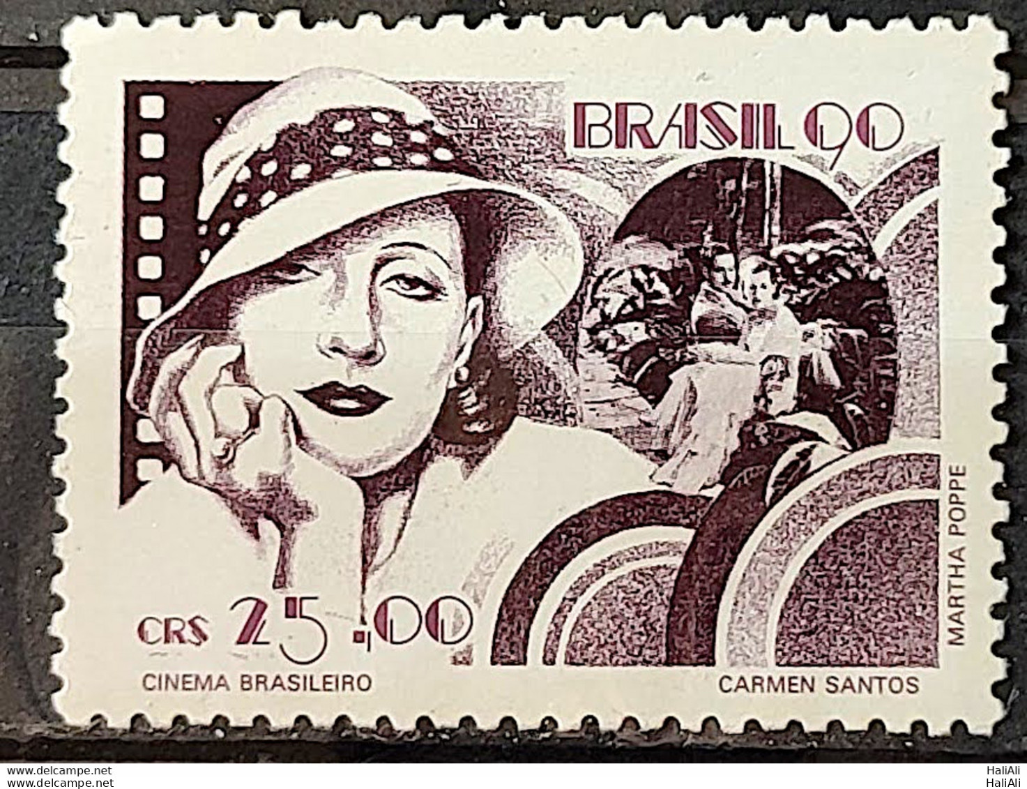 C 1689 Brazil Stamp Brazilian Cinema Carmen Santos 1990 - Neufs