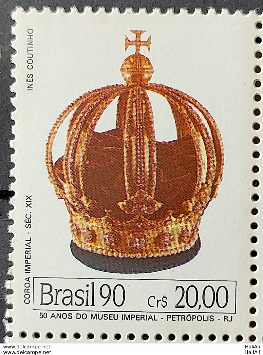 C 1683 Brazil Stamp 50 Year Imperial Museum History 1990 - Ongebruikt