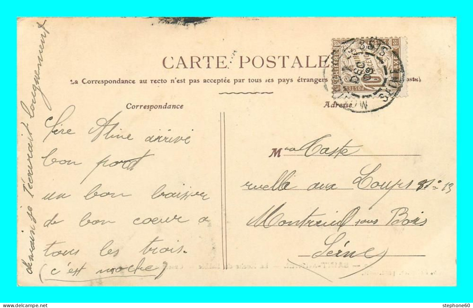 A794 / 087 55 - SAINT MIHIEL La Roche Du Diable Casernes D'Infanterie ( Lettre Taxée ) - Saint Mihiel