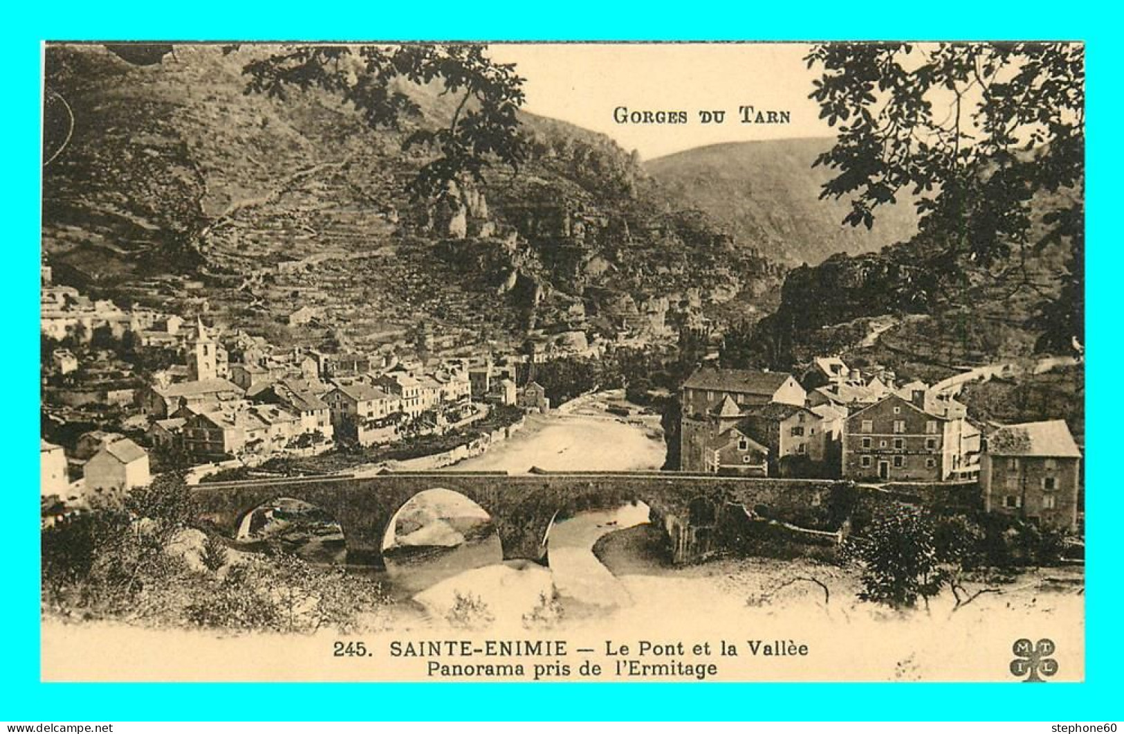 A791 / 165 48 - GORGES DU TARN Sainte Enimie Pont Et Vallée - Gorges Du Tarn