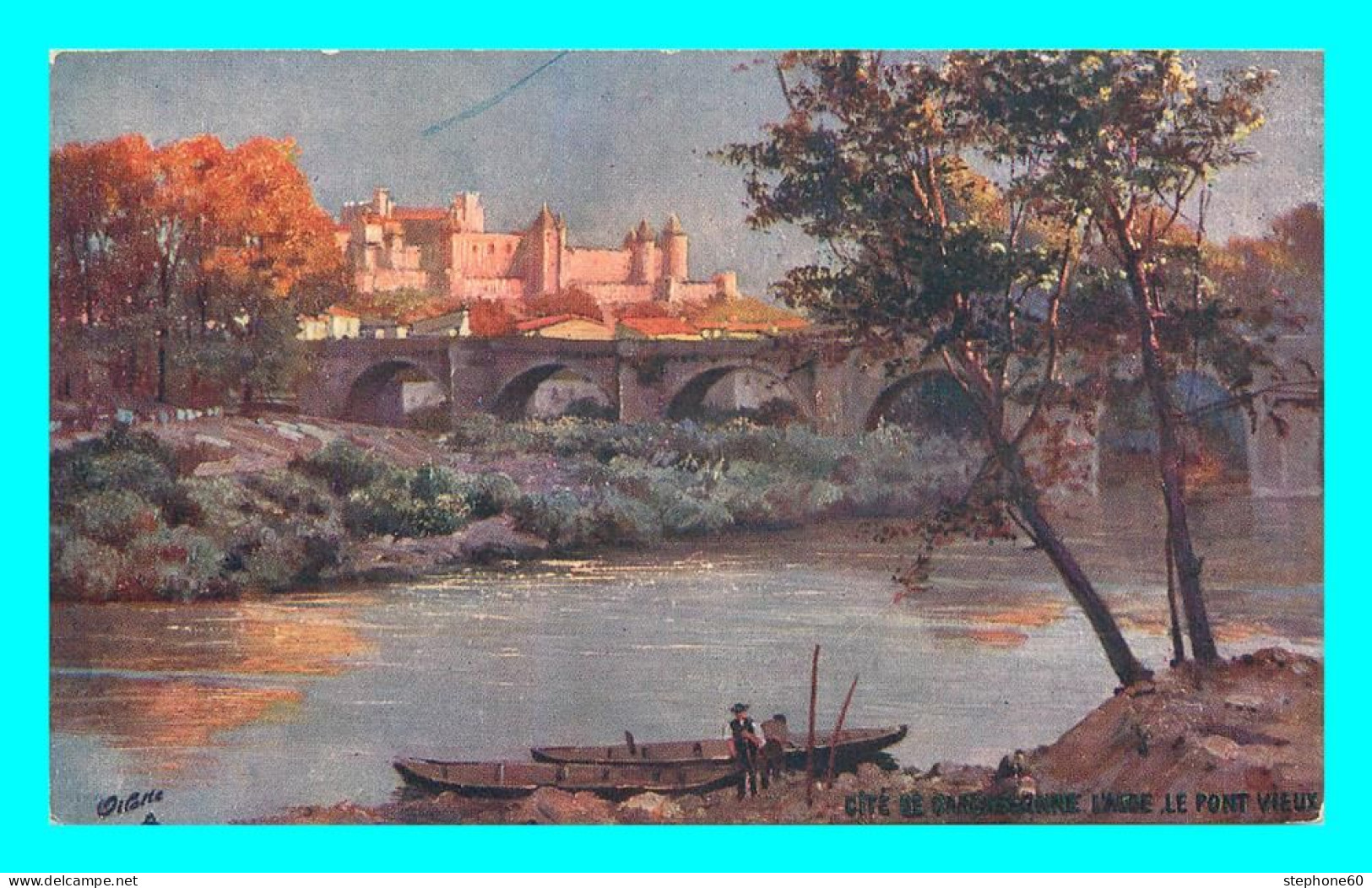 A795 / 309 11 - CARCASSONNE Le Pont Vieux ( OILETTE Raphael Tuck ) - Carcassonne