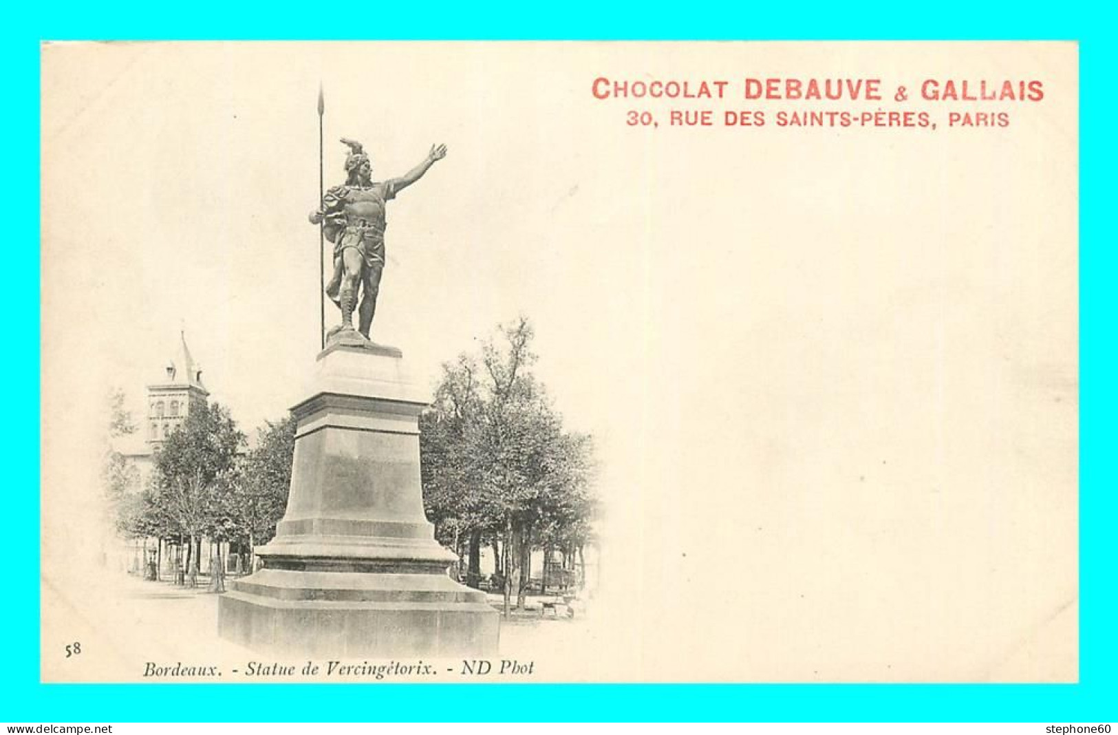 A792 / 059 33 - BORDEAUX Statue De Vercingetorix - Bordeaux