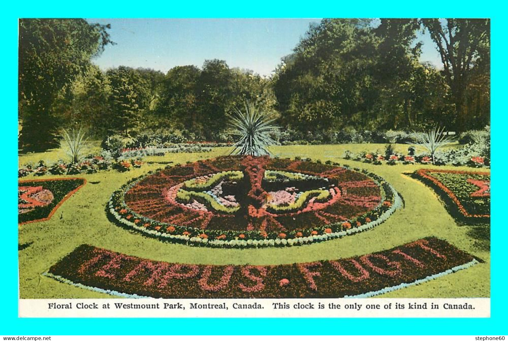 A792 / 207 MONTREAL Floral Clock At Westmount Park Canada - Montreal