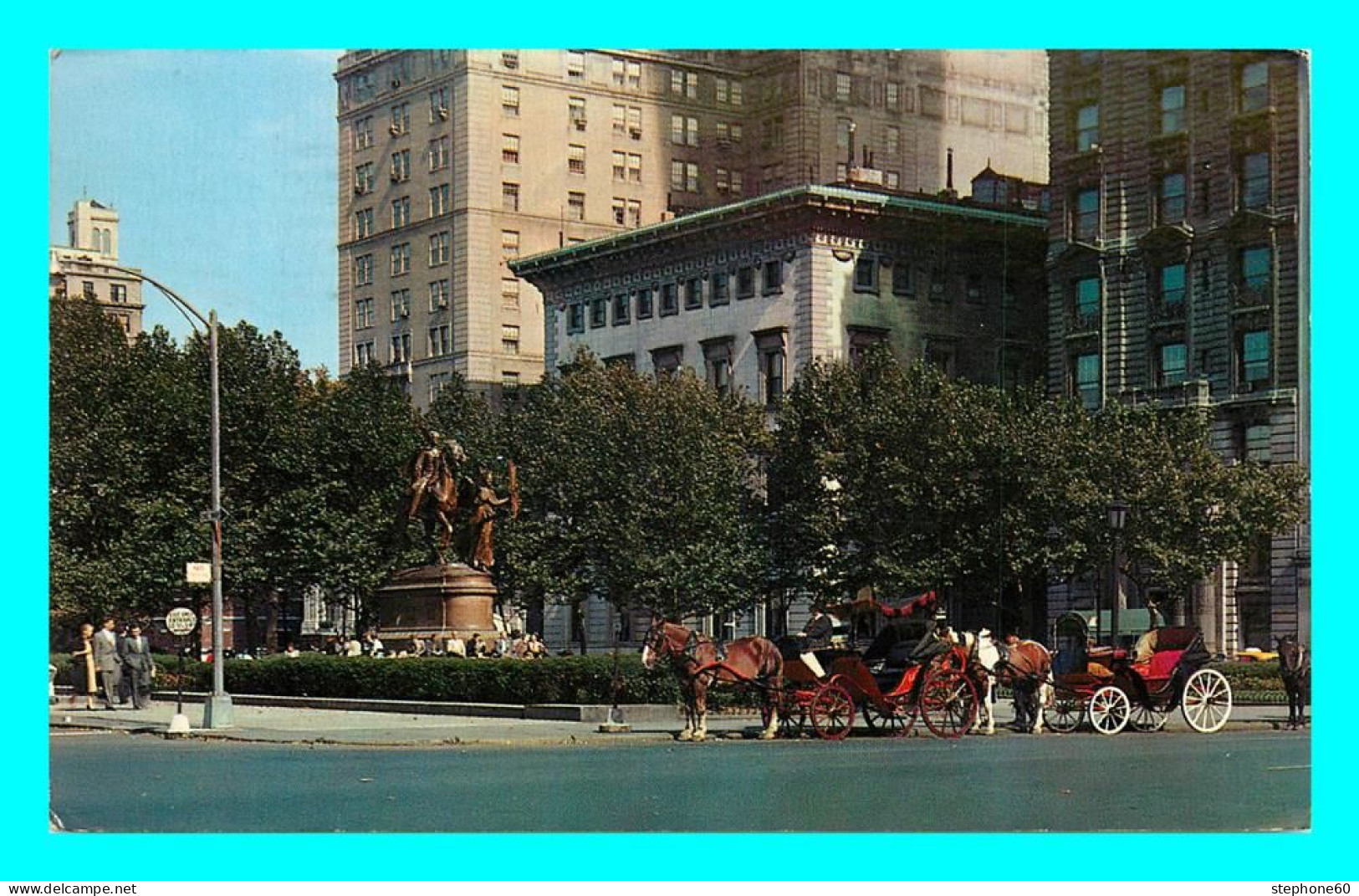 A792 / 175 NEW YORK Statue Of General Sherman ( Timbre ) - Autres & Non Classés