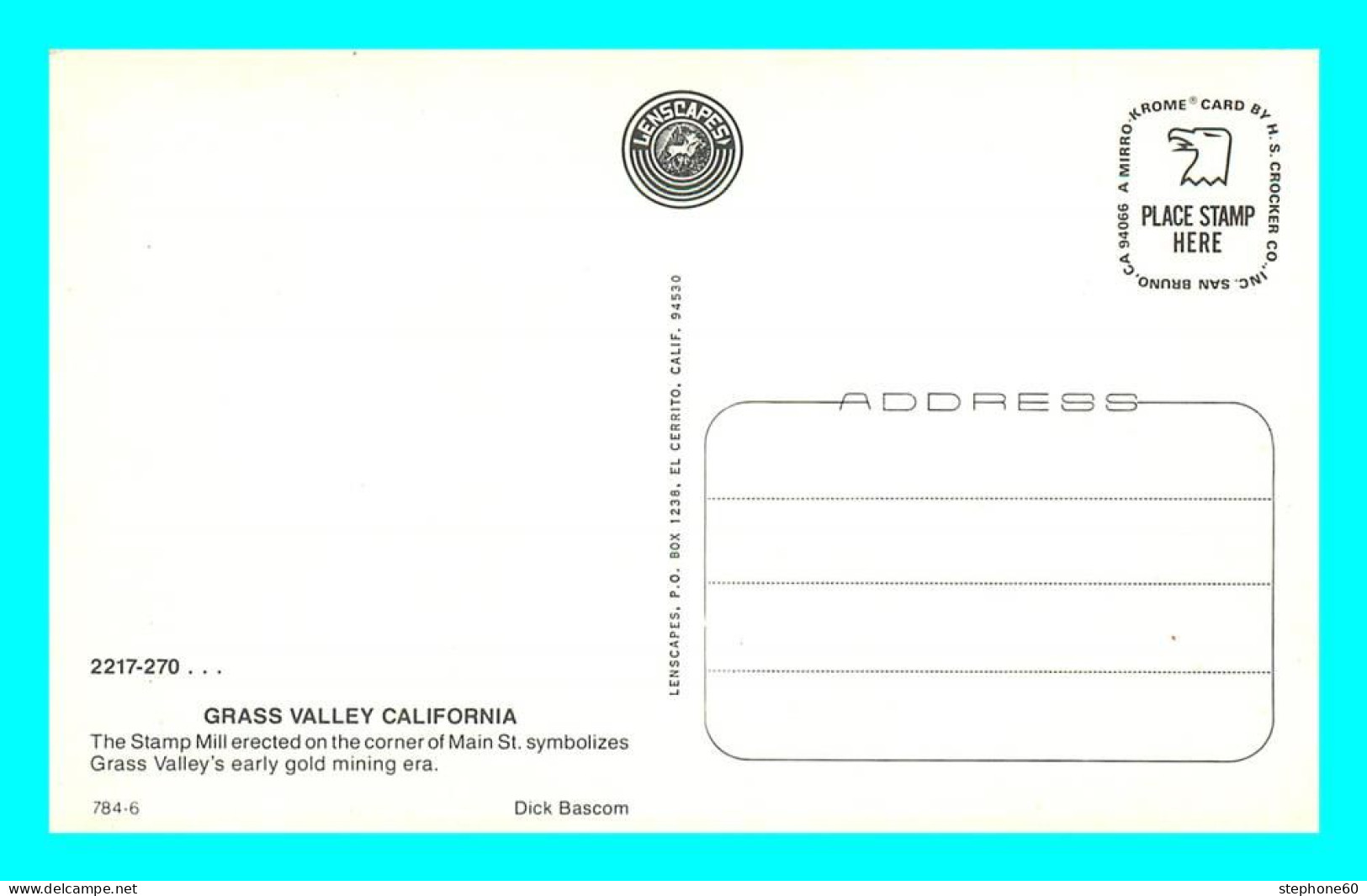 A792 / 197 CALIFORNIA Grass Valey ( Voiture ) - Other & Unclassified