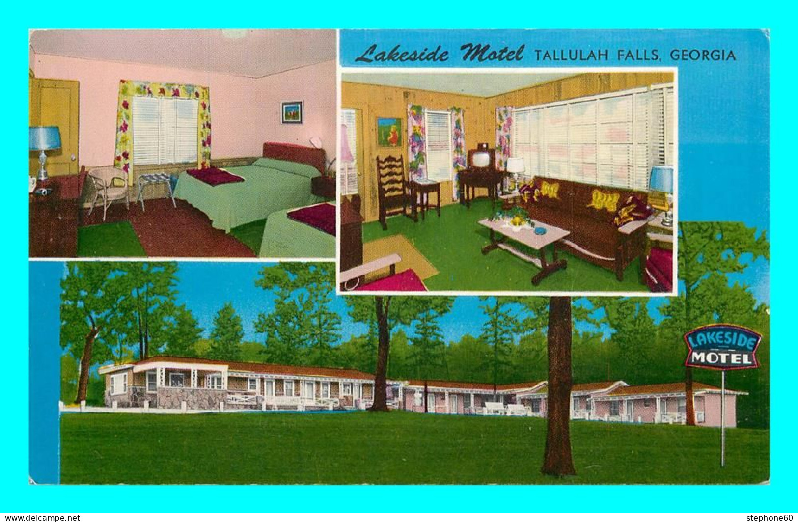 A792 / 205 GEORGIA Lakeside Motel Tallulah Falls - Autres & Non Classés