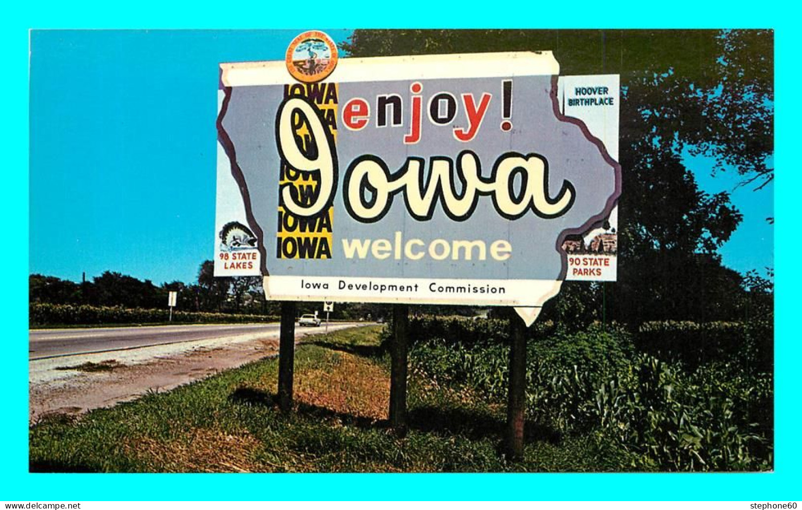 A792 / 257 IOWA A Sign Of Friendship From Iowa - Andere & Zonder Classificatie