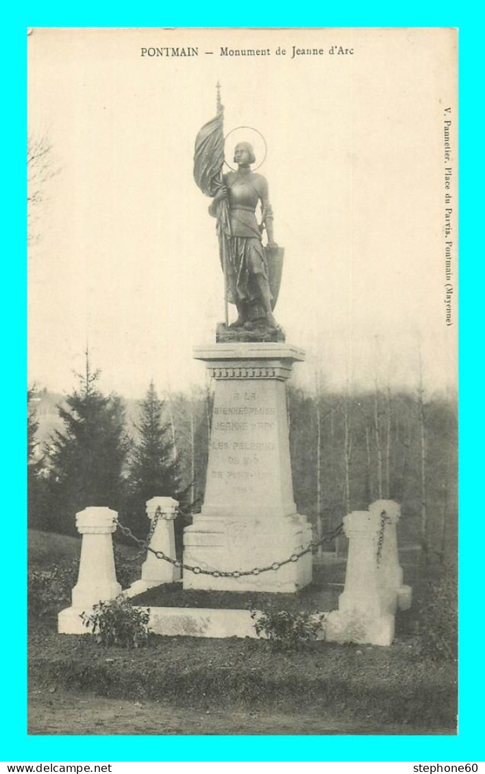 A793 / 573 53 - PONTMAIN Monument De Jeanne D'Arc - Pontmain