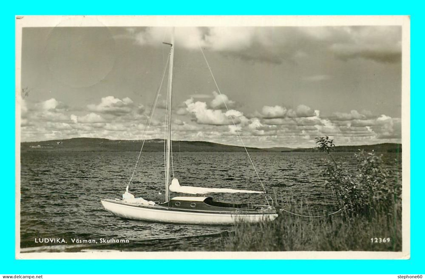 A793 / 397 SUÈDE LUDVIKA Vasman Skuthamn - Carte Photo Voilier - Sweden