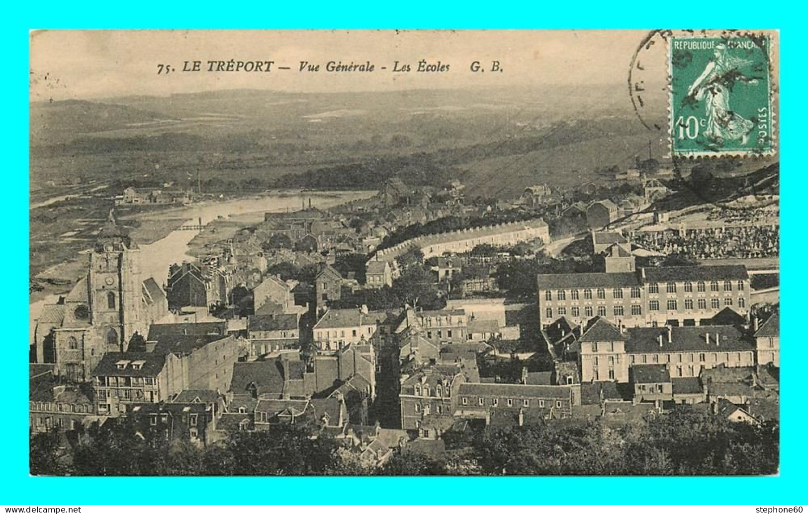 A794 / 181 76 - LE TREPORT Vue Générale Les Ecoles - Le Treport