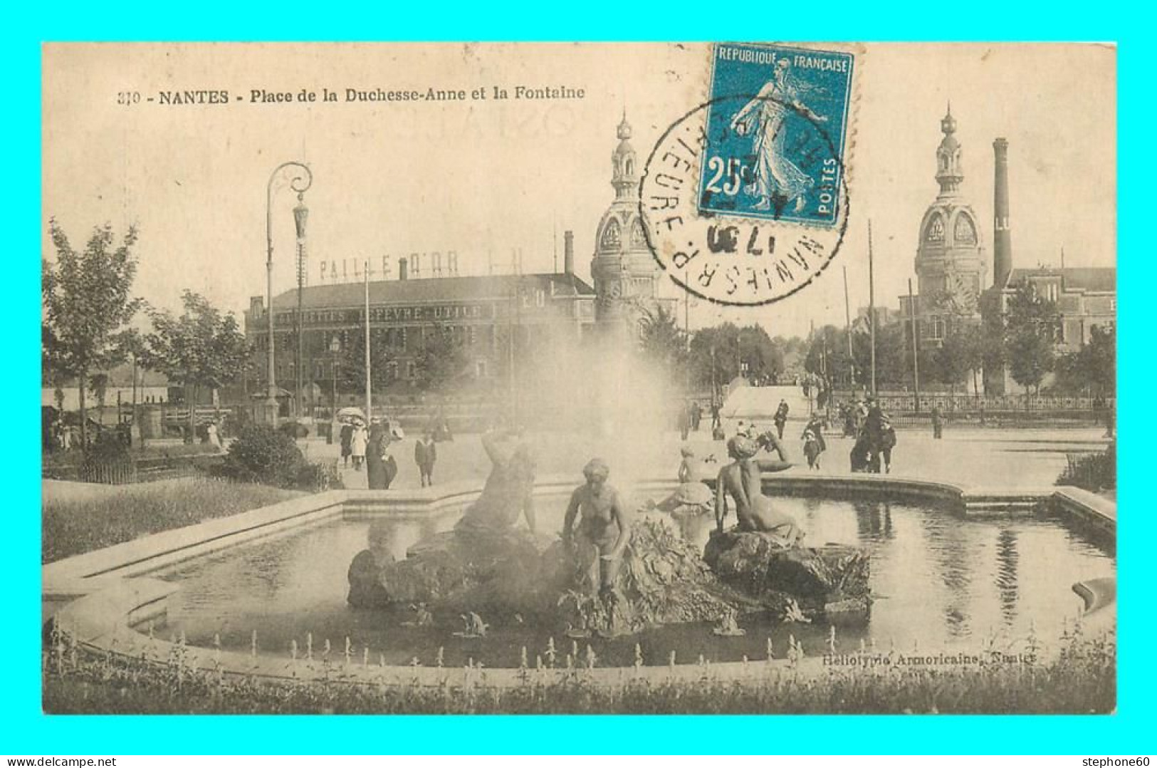 A797 / 299 44 - NANTES Place De La Duchesse Anne Et La Fontaine - Nantes