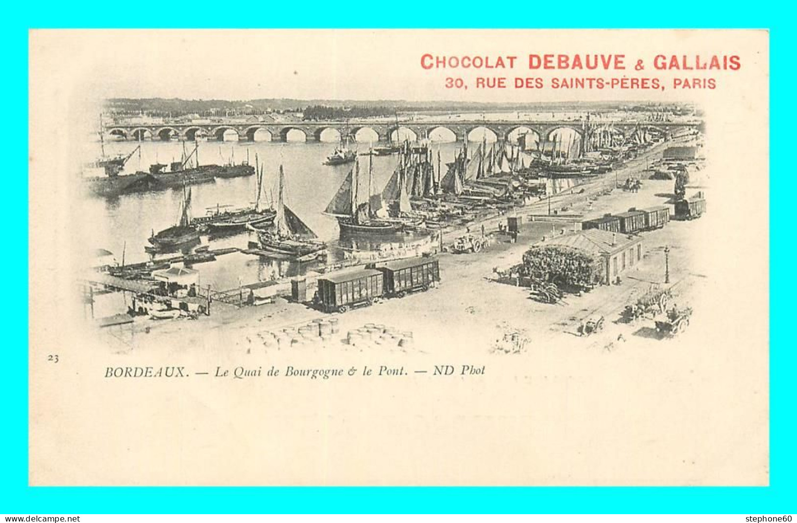 A798 / 109 33 - BORDEAUX Quai De Bourgogne Et Le Pont - Bordeaux