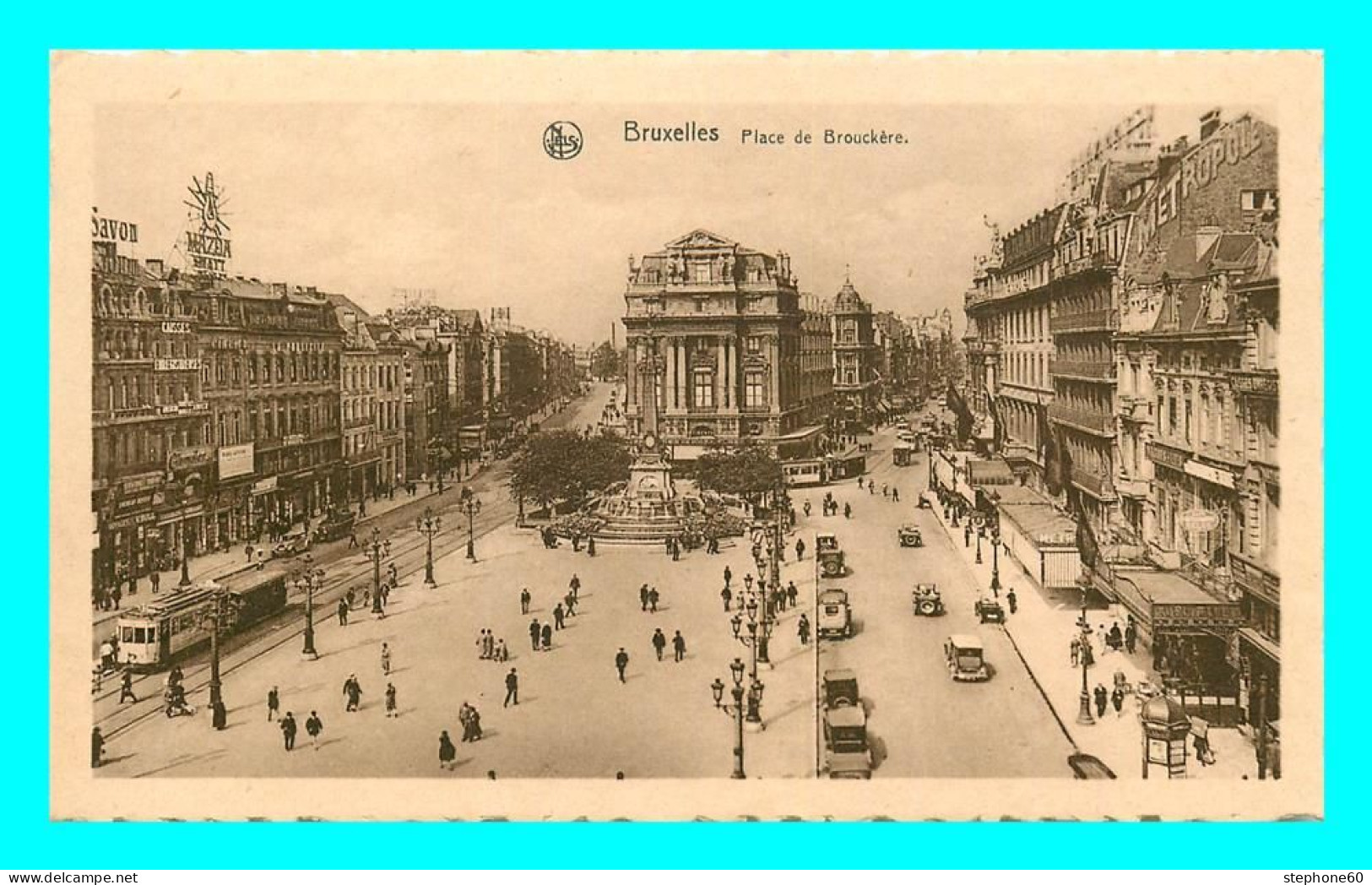 A798 / 231 BRUXELLES Place De Brouckere - Autres & Non Classés