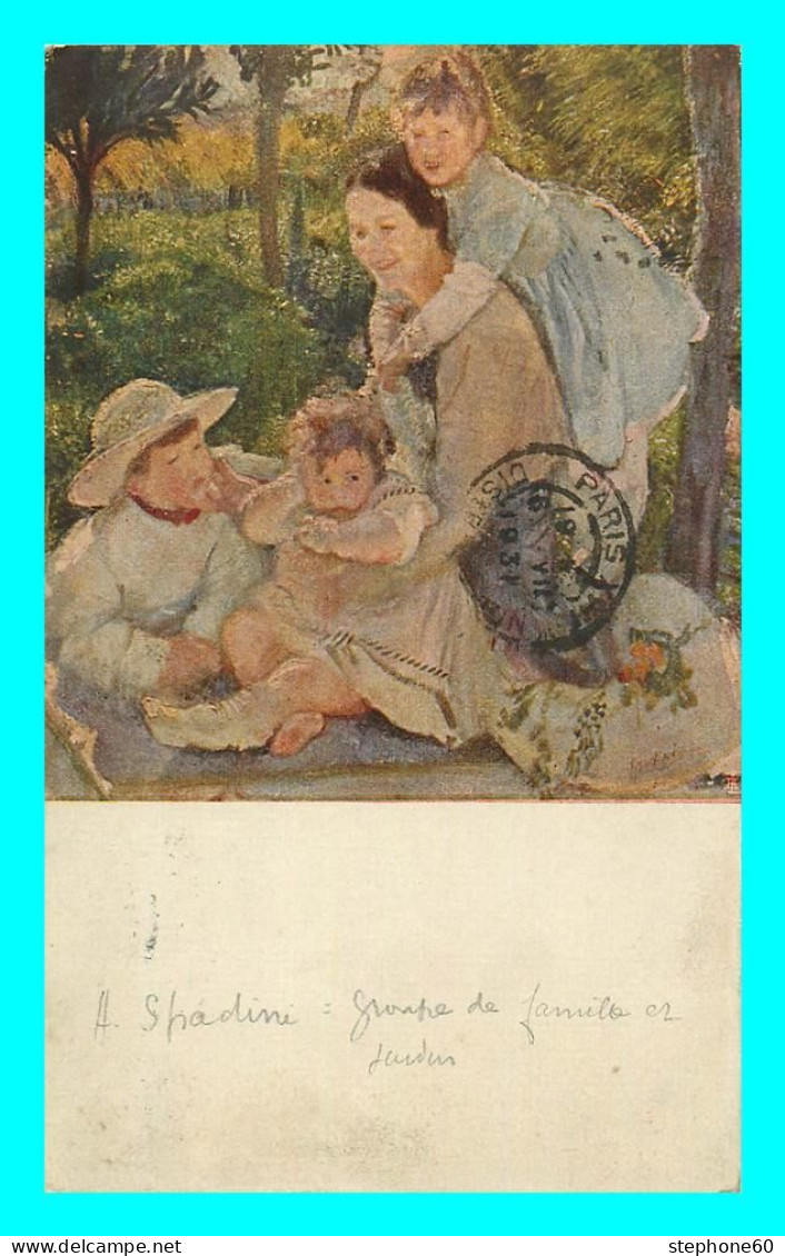 A795 / 625 SPADINI Groupe De Famille ( Timbre ) - Schilderijen