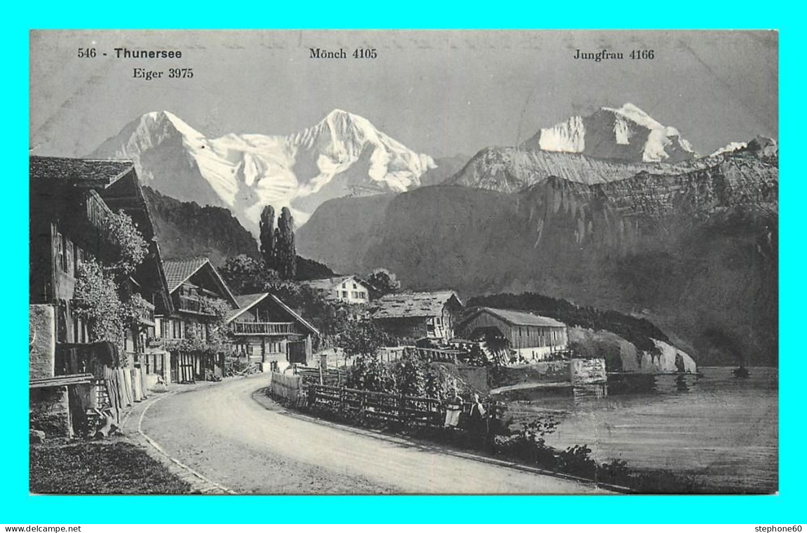 A796 / 149 Suisse Thunersee Monch Jungfrau - Autres & Non Classés