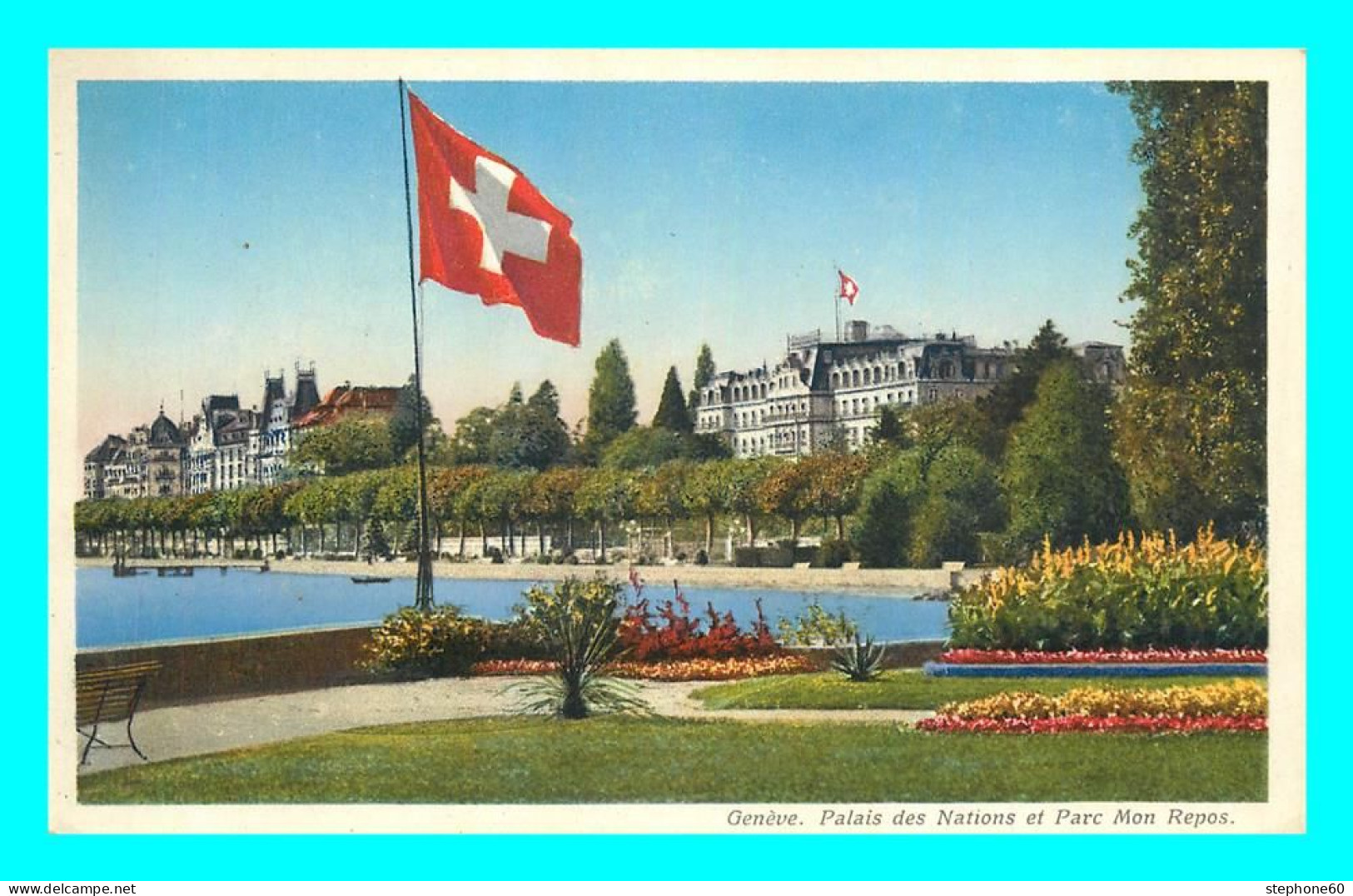 A796 / 073 GENEVE Palais Des Nations Et Parc Mont Repos - Genève