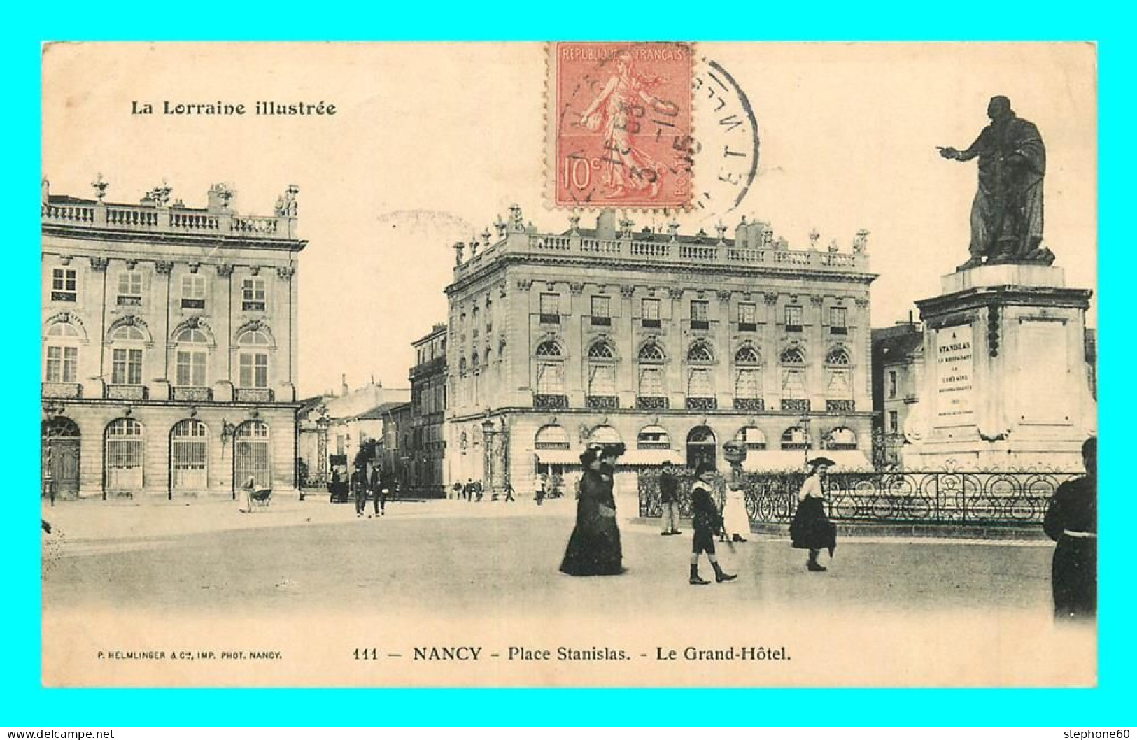 A797 / 059 54 - NANCY Place Stanislas Grand Hotel - Nancy