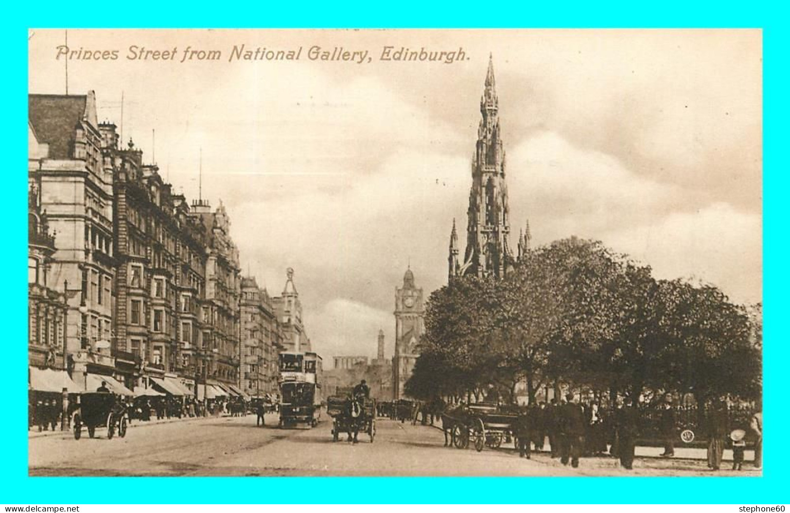 A797 / 171 EDINBURGH Princes Street From National Gallery - Midlothian/ Edinburgh