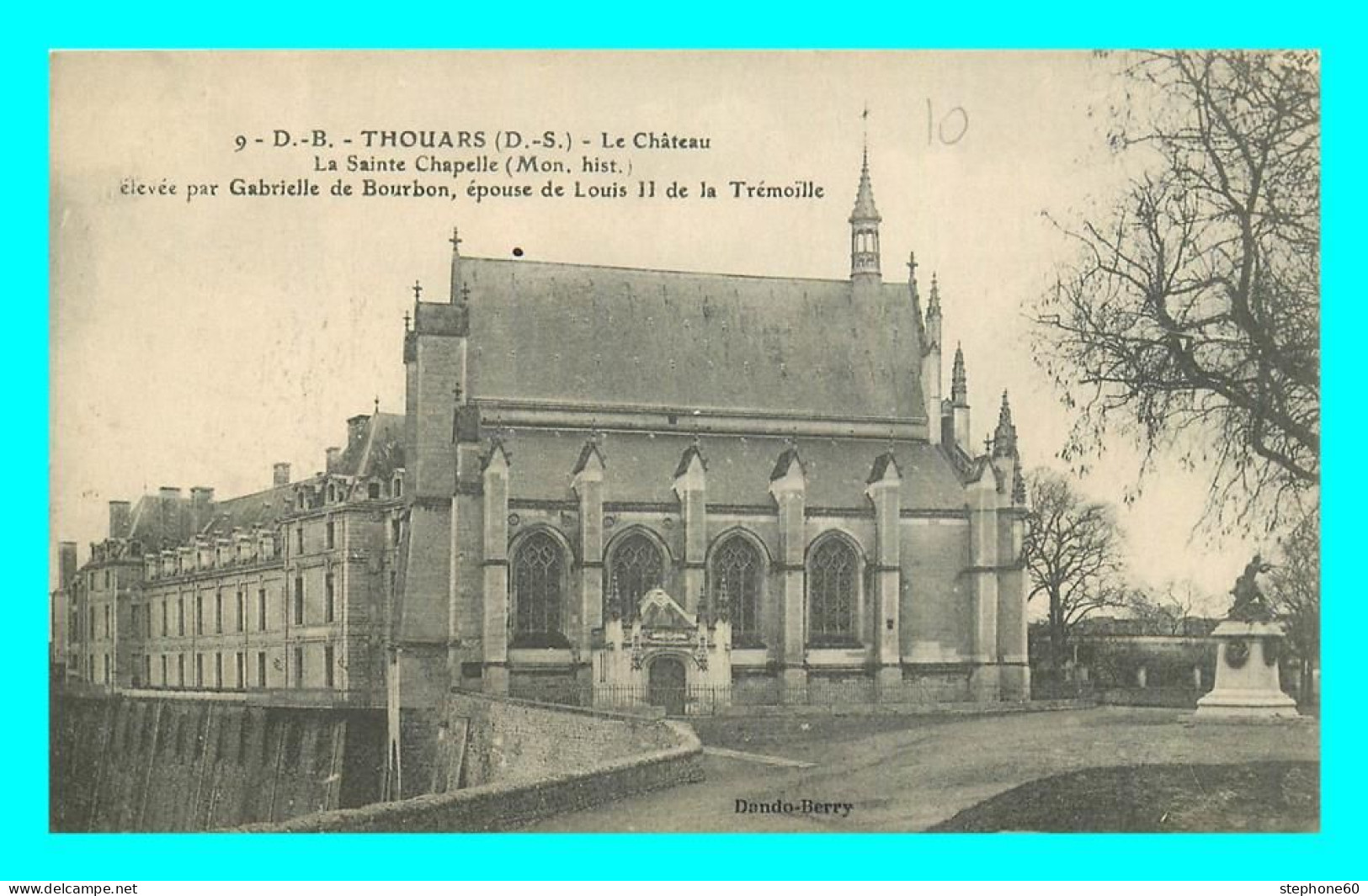 A797 / 459 79 - THOUARS Chateau Sainte Chapelle - Thouars