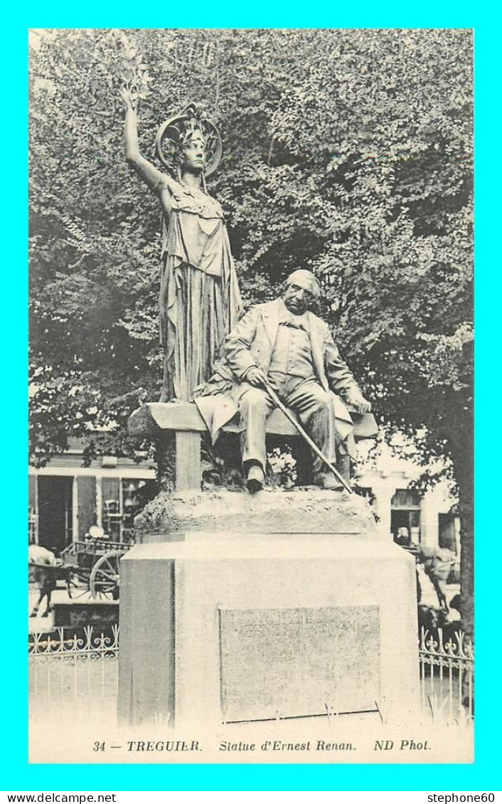 A797 / 577 22 - TREGUIER Statue D'Ernest Renan - Tréguier