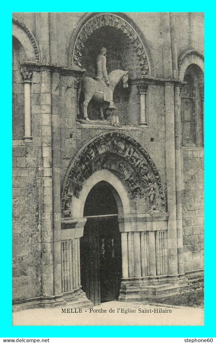 A797 / 603 79 - MELLE Porche De L'Eglise Saint Hillaire - Melle