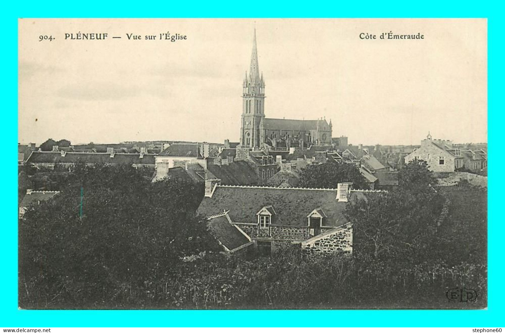 A797 / 309 22 - PLENEUF Vue Sur L'Eglise - Pléneuf-Val-André