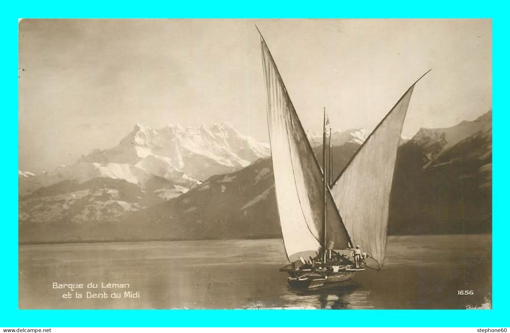 A802 / 111 Suisse Barque Du Léman Et Dent Du Midi - Otros & Sin Clasificación