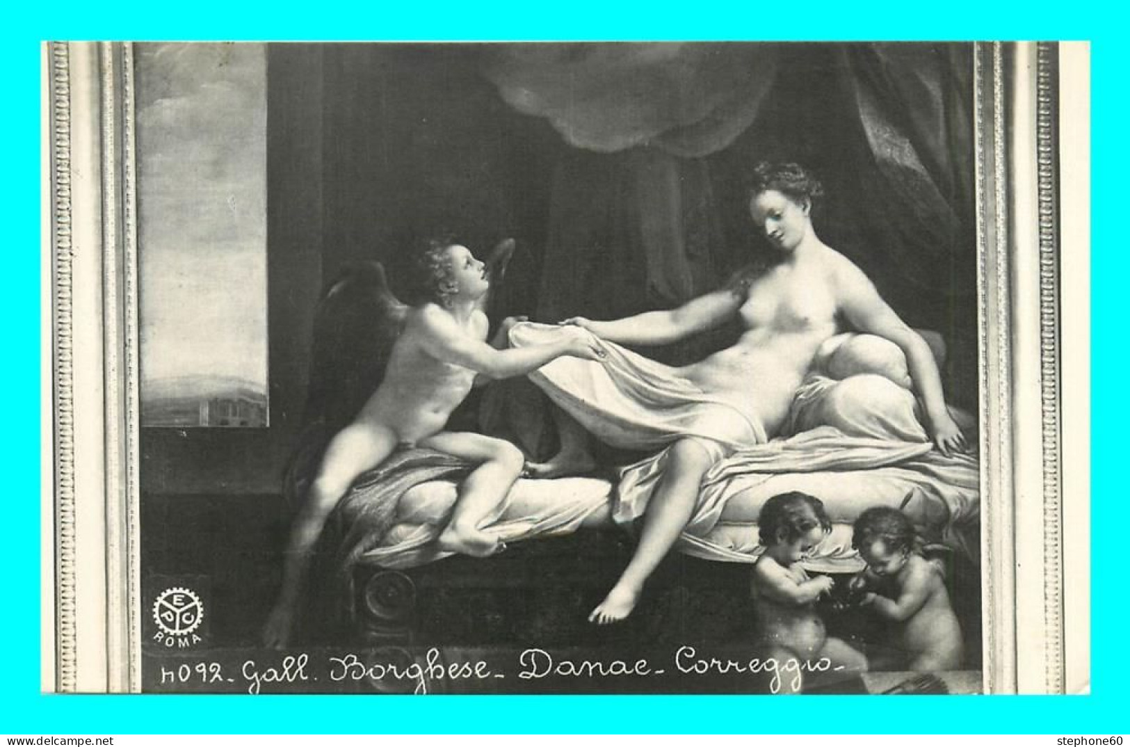 A802 / 387   Gall Borghese Danae Correggio - ROME - Pintura & Cuadros