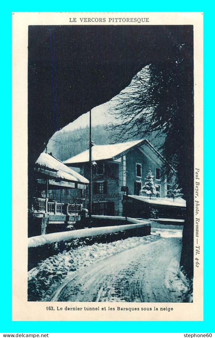 A802 / 501  26 - Le Dernier Tunnel Et Les Baraques Sous La Neige - Autres & Non Classés