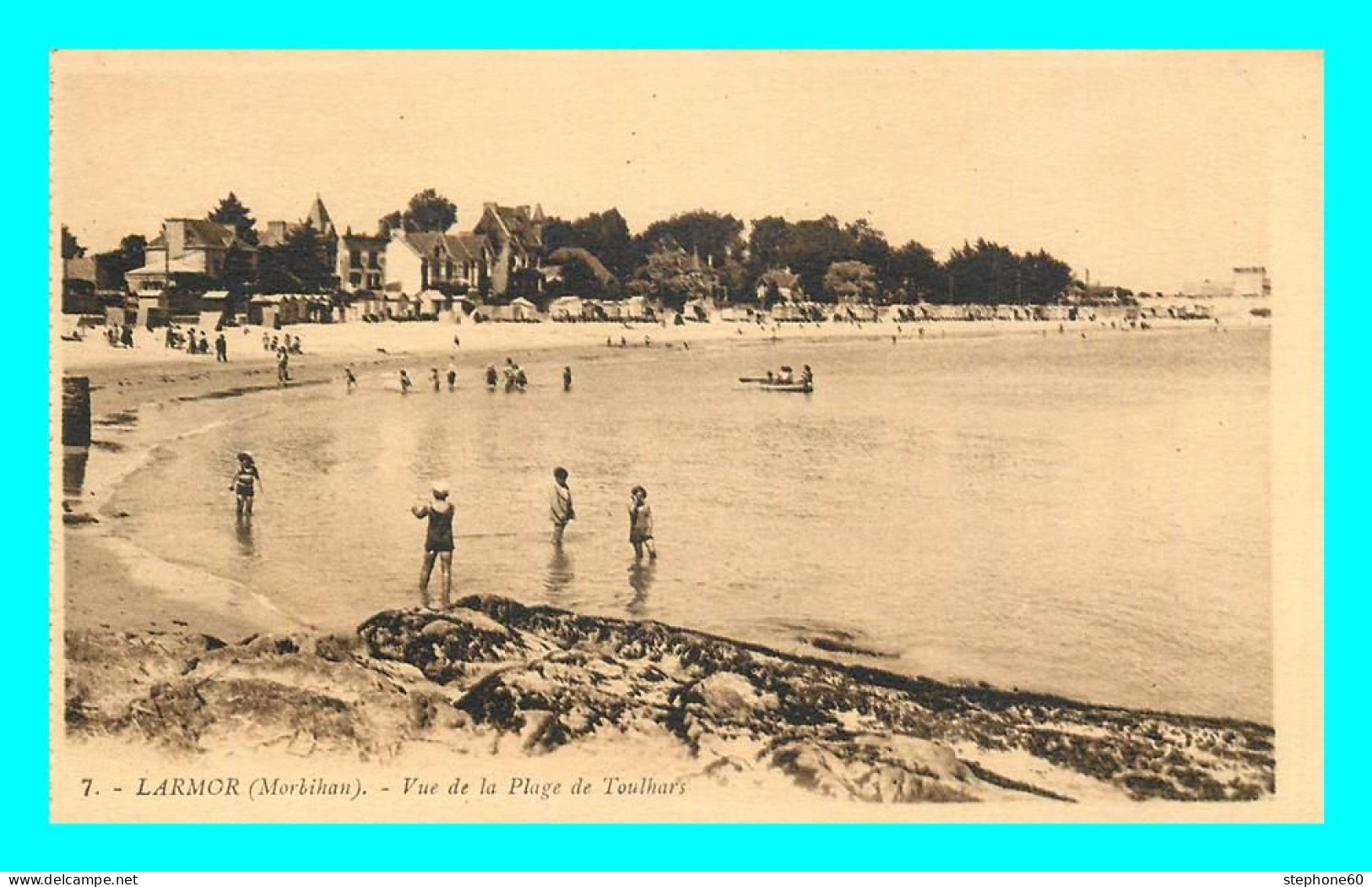 A802 / 225 56 - LARMOR PLAGE Vue De La Plage De Toulhars - Larmor-Plage