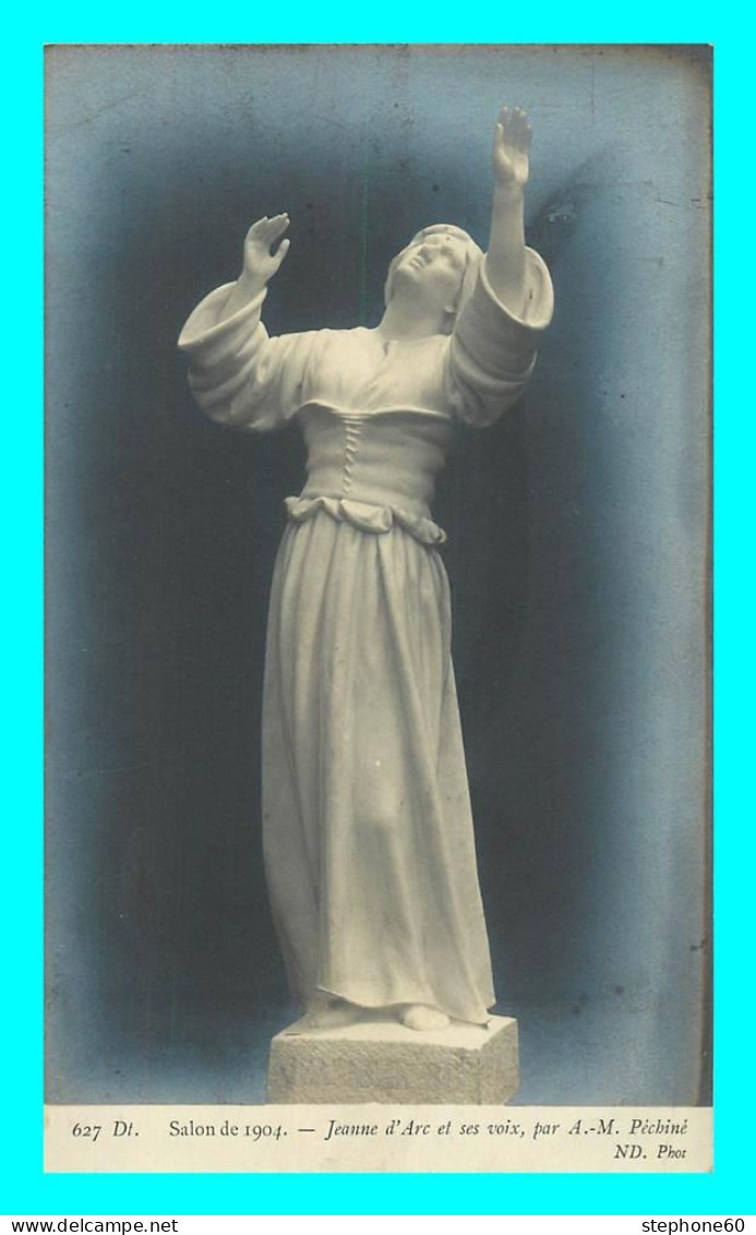 A802 / 615 Salon De 1904 Jeanne D'Arc Et Ses Voix - Sculptures