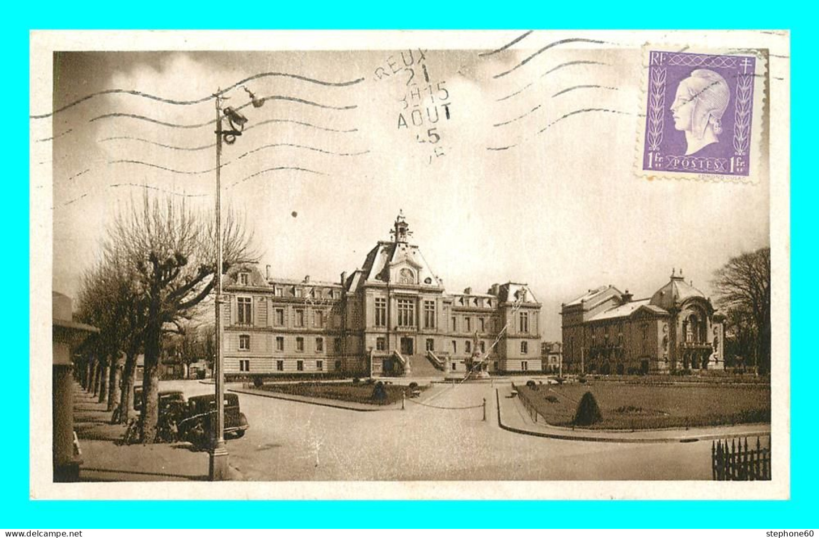 A799 / 357 27 - EVREUX Hotel De Ville ( Timbre N° 689 Seul ) - Evreux