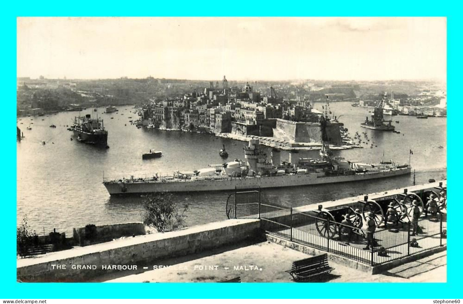 A799 / 315 MALTE Grand Harbour Senglea Point Malta ( Bateau - Timbre ) - Malta