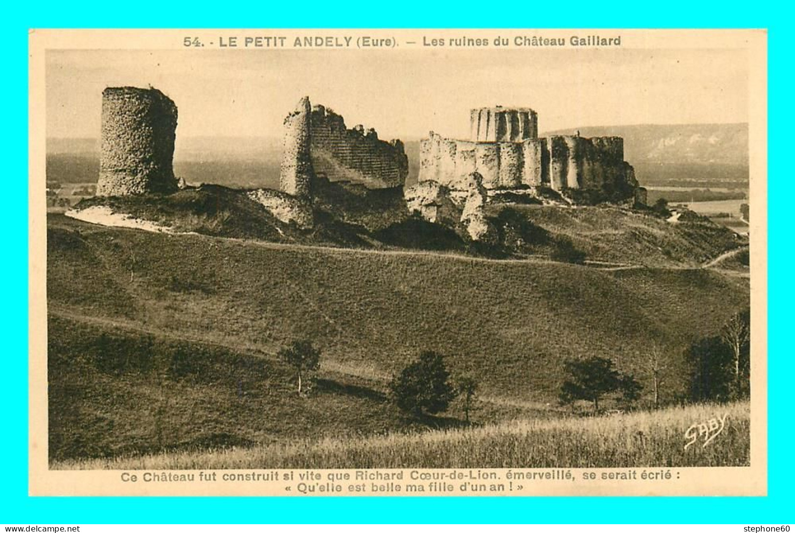 A801 / 187 27 - LE PETIT ANDELY Ruines Du Chateau Gaillard - Les Andelys