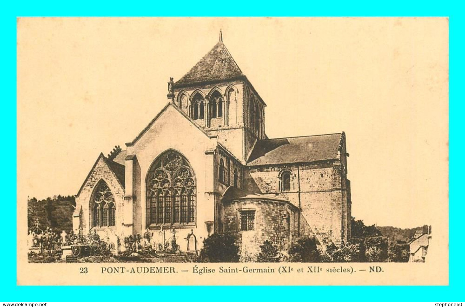 A801 / 415 27 - PONT AUDEMER Eglise Saint Germain - Pont Audemer