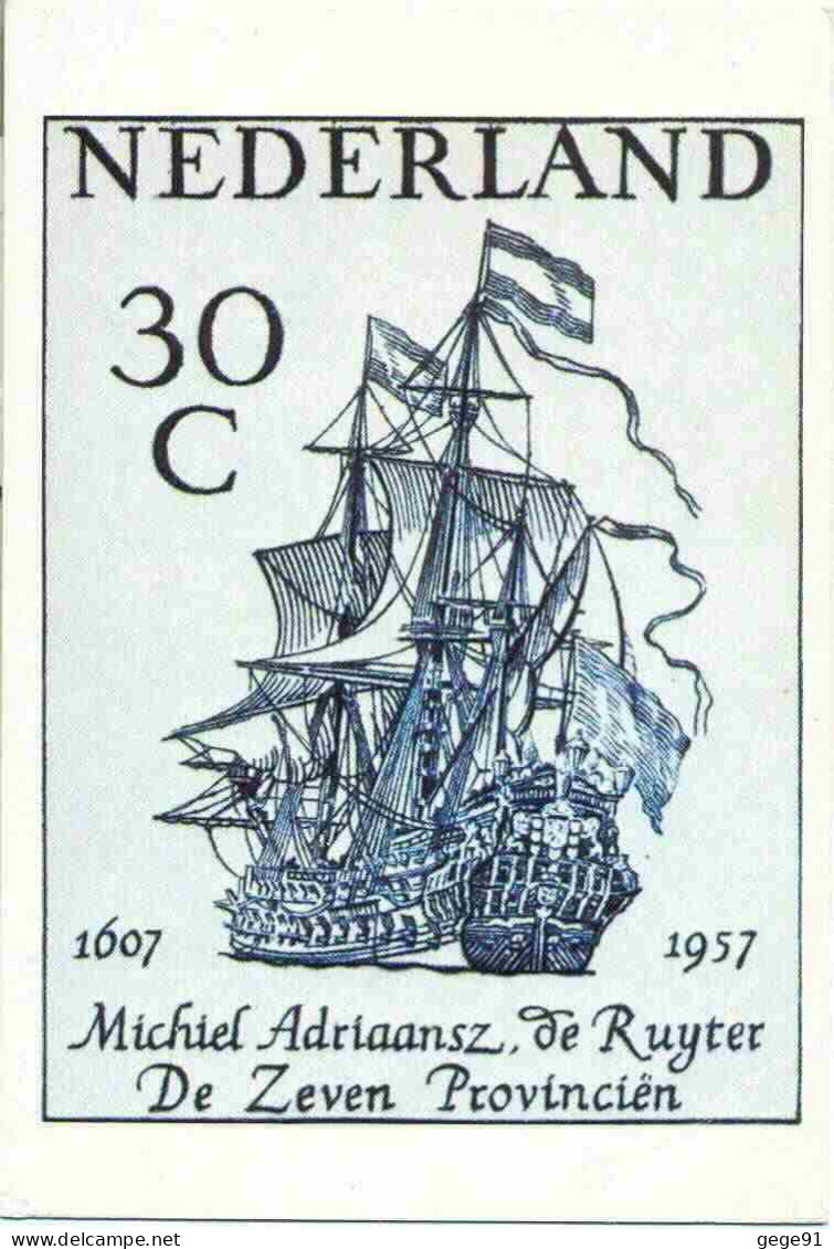 Amiral Michiel Adriaansz De Ruyter - Bateau - Timbres (représentations)