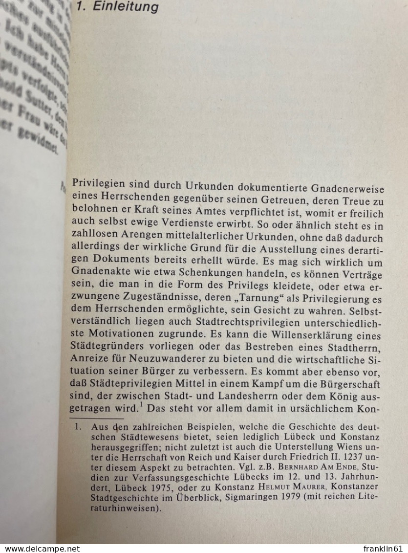 Das Wiener Stadtrechtsprivileg von 1221.